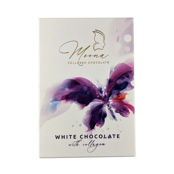Čokoláda s kolagenem MOONA, bílá 40%, 70 g